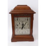 Late 19th / early 20th century mantel clock, eight day twin fusee movement, signed 'W. & H. ScH.'