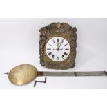 19th century French Comptoise clock, signed 'Gantner à L'Alosie'