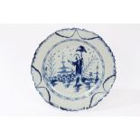 18th century pearlware plate