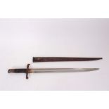 Turkish 1886 pattern bayonet with scabbard