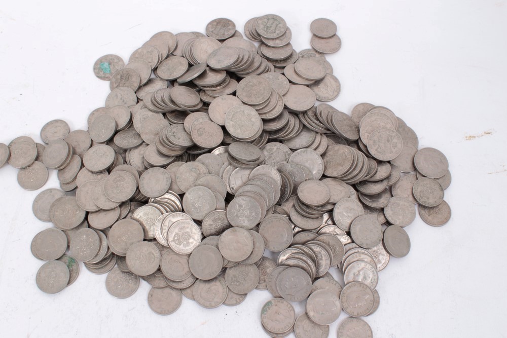 G.B. George VI cupro-nickel coins