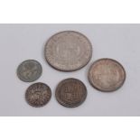G.B. mixed silver coinage