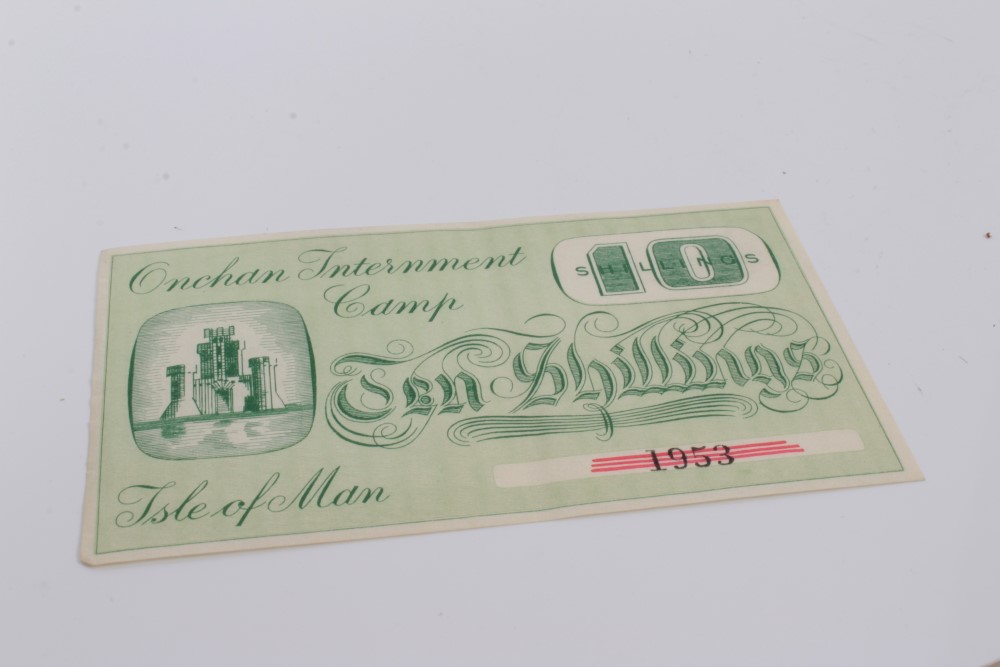 Isle of Man – Onchan Internment Camp Ten Shillings banknote