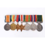 First World War and later Medal Group, comprising War and Victory Medals named to 1829 PTE. H.J.