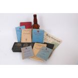 Group of Boer War and later military items together with training manuals and sundries