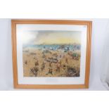 Terence Cuneo signed limited edition print - Pioneers, Sword Beach, D-Day, Normandy, No. 228 of 850,