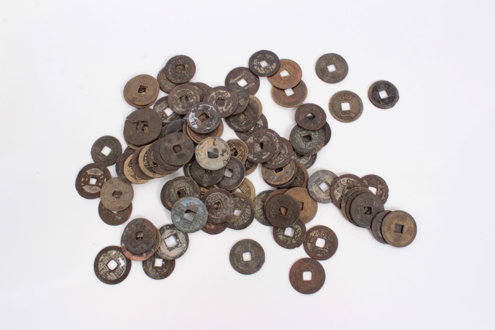 China - mixed 17th - 20th century base metal cash coinage