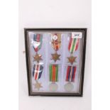 Collection of various Second World War medals comprising 1939 - 1945 Star, Africa Star with 8th