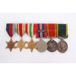 Second World War Mentioned in Despatches (M.I.D.) Medal Group, Mounted on bar, together with