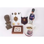 Coldstream Guards interest- Group of various items to include buttons, badges, commemorative