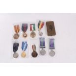 Group of ten various Medals to include Army Temperance Association Queen Victoria Commemorative