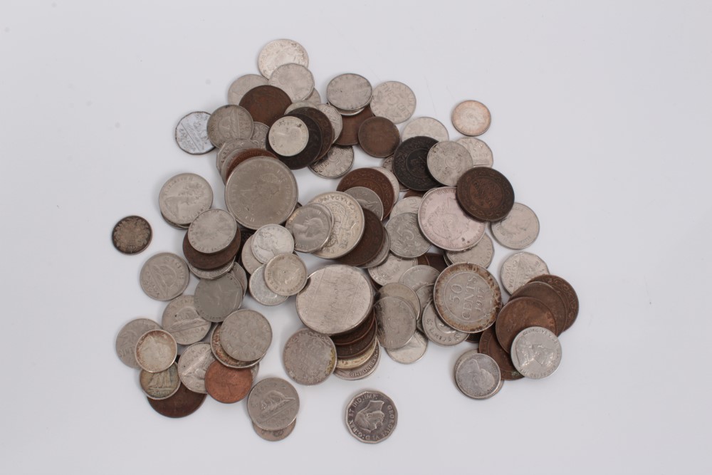 Canada - mixed 19th - 20th century coinage