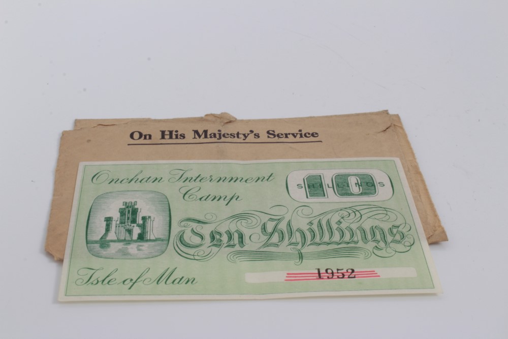 Isle of Man – Onchan Internment Camp Ten Shillings banknote