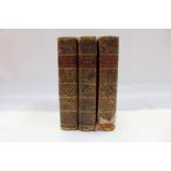 George Lyttleton - History of England, three leather bound volumes, 1803-1805, near contemporary