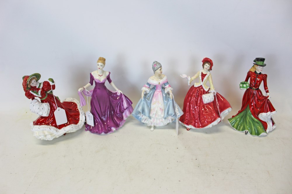 Ten Royal Doulton ladies- Elaine HN2791, Paisley Shawl HN1987, Ashley HN3420, Best Wishes HN3971, - Image 5 of 7