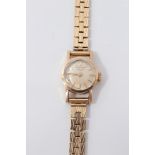 Ladies’ Longines 9ct gold wristwatch.