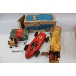 Die-cast toys and tin plate models
