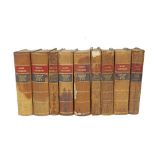 Books- Racing Calendars, early Steeple Chase publications, 9 books. 1873-1899, contemporary