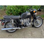 1973 BMW R60/5 600cc twin boxer Motorcycle Reg. No. UGN 19M