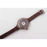 WW1 silver Officers wristwatch