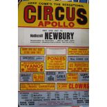 Circus Posters Various circuses including Sr Robert Fossett's, Robert's Bros.. Bertram Mills,