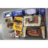Diecast - boxed quantity of mainly Burago and others (three boxes)