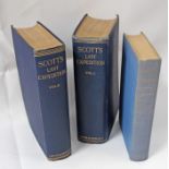 Scott's Last Expedition, two volumes published 1913, together with ascent of Everest published 1953