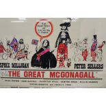 Autograph Spike Milligan signed film poster 'The Great McGonnagall' 1975. Poster also signed 'Joe'