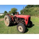 1960 Massey Ferguson 35 (FE - 35), 3 Cylinder Perkins Diesel Tractor, Reg. No. 389 TVX (V5 Document