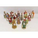Group of fourteen Royal figures depicting the Kings and Queens of England