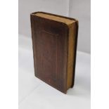 Evangelical Family Bible Knight & Brown 1814 Publisher Kelly London. Full Morocco leather binding.