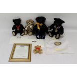 Steiff bears including Titanic Centenary Bear 663888, Royal Baby Windsor Bear 664267, Royal