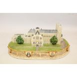 Lilliput Lane model of Westminster Abbey, together with a Lilliput Land Diamond Wedding model of