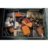 Large collection of cigarette cases, cigar boxes and pipes