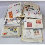 Box of mainly GB FDCs