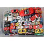 Diecast - quantity of unboxed and boxed racing models from various manufacturers (four boxes)