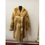 Vintage Red Fox fur coat