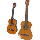 Two acoustic guitars