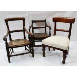Three 19th century child’s chairs