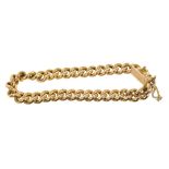 Victorian 15ct curb link bracelet