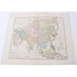 Thomas Kitchin (1718-1784), hand-coloured map - ‘Asia and its several Islands and Regions according