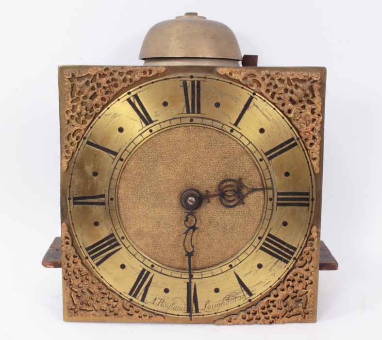 18th century longcase clock movement by A. Roylands, Loughbough