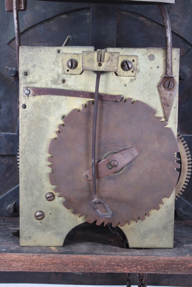 18th century longcase clock movement by A. Roylands, Loughbough - Image 8 of 11