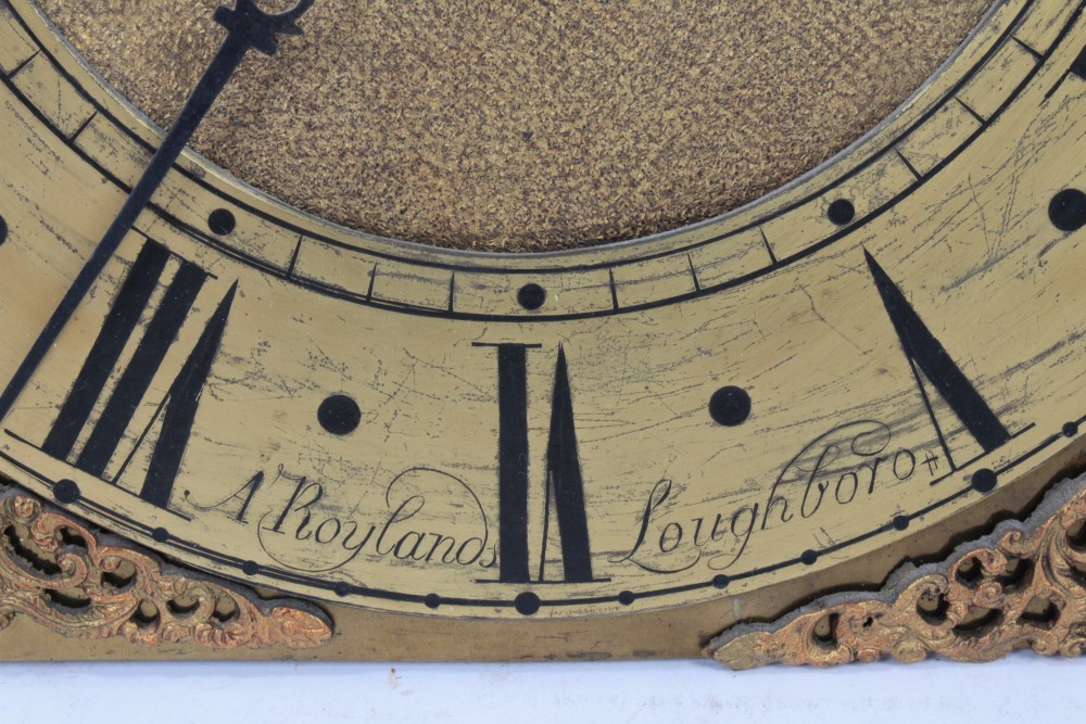 18th century longcase clock movement by A. Roylands, Loughbough - Image 2 of 11