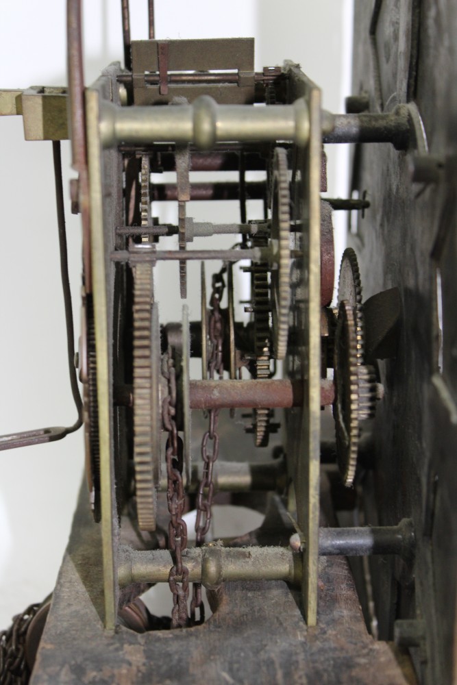 18th century longcase clock movement by A. Roylands, Loughbough - Image 6 of 11