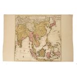 Guillaume de L’Isle (1675-1726), hand-coloured map - ‘Carte des indes et de la Chine’, ‘Chez