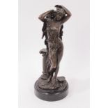 Classical style bronze figure