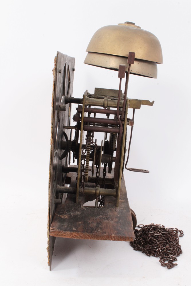 18th century longcase clock movement by A. Roylands, Loughbough - Image 9 of 11