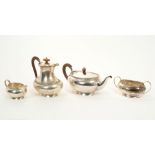 1920s silver teapot and coffee pot