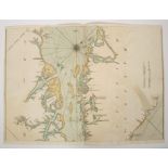 W & L Mount, T & T Page, late 18th Century, hand-coloured map - ‘A New and Correct Chart of the